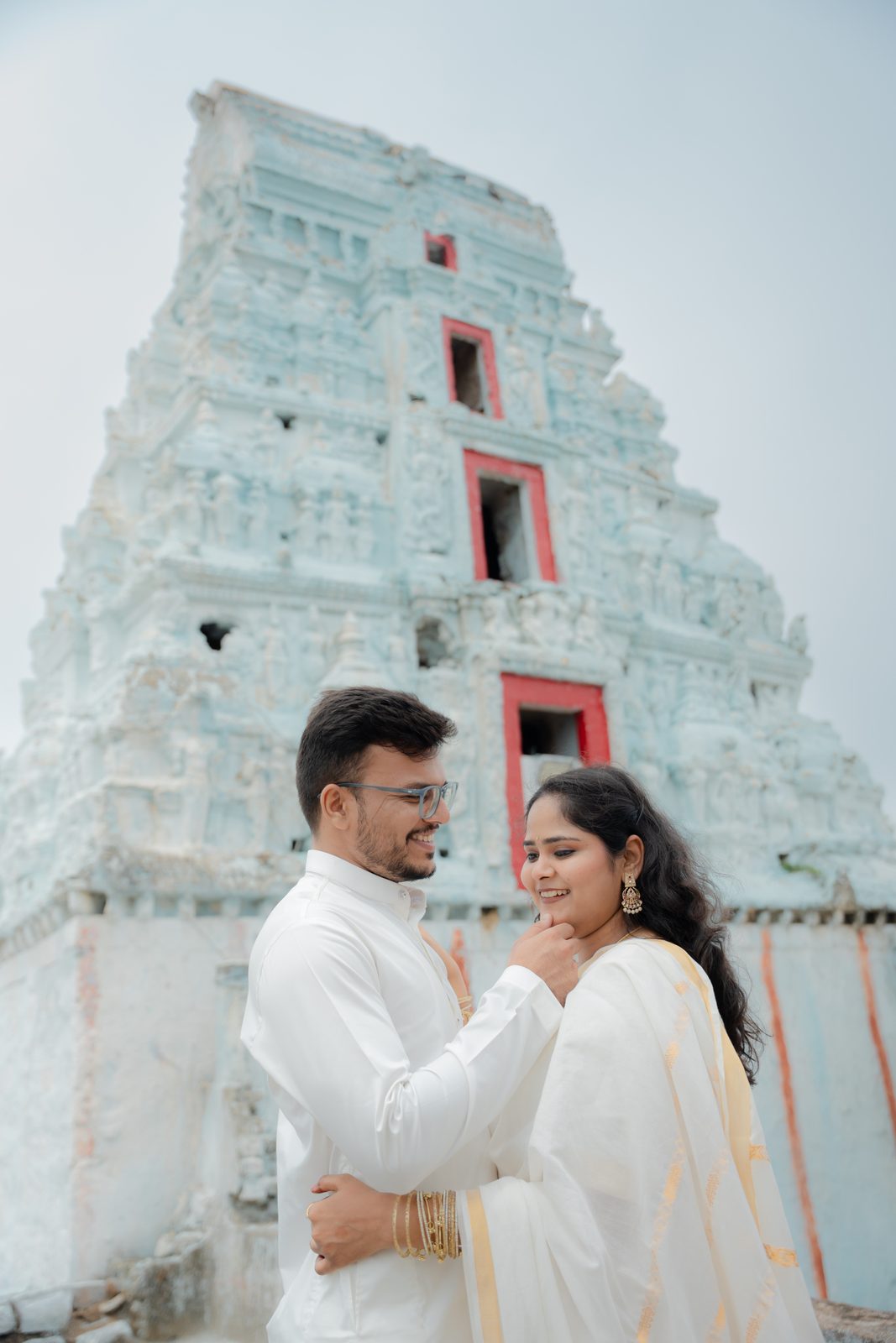 Couple at ceremony